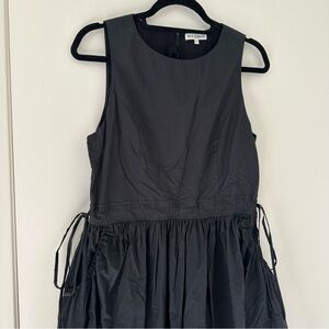 Rue Sophie Gathered Pocket Sleeveless Midi Dress